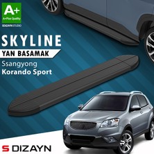 S-Dizayn Ssangyong Korando Sport Skyline Siyah Yan Basamak 183 Cm 2019 Üzeri A+ Kalite