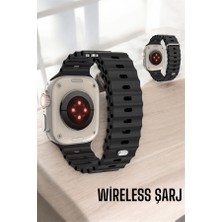 Tgzm 45 mm Gri Kasa Ultra Akıllı Saat Sesli Görüşme Sağlık Takibi Suya Dayanıklı - TG0012-2RJ0C