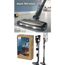 Philips Techx Islak+Kuru XW9463 Aqua Trio 9000 Serisi Islak & Kuru 25,2V Kablosuz Dikey Şarjlı SÜPÜRGE,0,33L