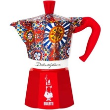 CetKing Dolce & Gabbana Mocha Express 3 Fincan Açık Ateş (Kahve Makinesi, Espresso Makinesi, Makinetta)