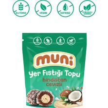 Muni Glutensiz, Katkısız Hindistan Cevizli Yer Fıstığı Topu