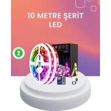 Tgzm 10 Metre Telefon Kontrollü Smart Şerit LED USB Rgb Kumandalı - TG0012-2RGJ46