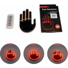 Tgzm Pilli LED Işık Araç Camı Için Uzaktan Kumandalı El Simgesi - TG0012-2RIO09
