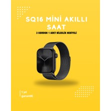 Tgzm Akıllı Saat Sq-16 Mini Series 10 | Unisex Tasarım Sağlık ve Spor Takibi - TG0012-2RETL1