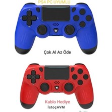 Glrtech Game Controller Ps 4 Bluetooth Joystick Tablet Telefon Pc Uyumlu Titreşimli Oyun Kolu 2 Adet