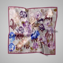 Piramit Naturel Eşarp | Renkli Tomurcuklar