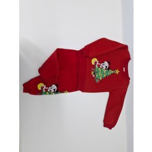 Evitle Noel Mickeyli Baskılı Polar 2'li Takım 2 Yaş