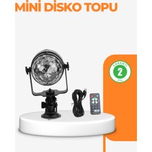 Tgzm 3 Renk 7 Mod Döner Disko Topu Işık - TG0012-2RGLX7