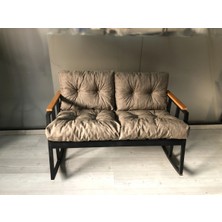 2'li Sallanan Sandalye Tv Koltuğu Kafe-Balkon-Mutfak-Berjer-Ofis Sallanır Çiftli Koltuk Miami