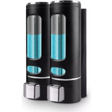 Vadi 2 Adet Siyah Duvara Monte Manuel Sabunluk Sıvı Lavabo Sabunluk El Sabunu H-52