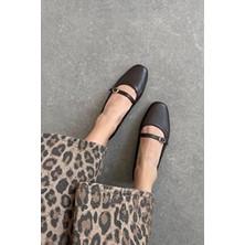 Straswans Wigins Kadın Hakiki Deri Babet Kahve