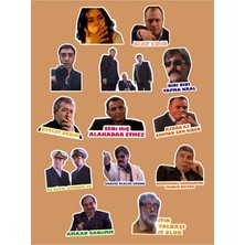 One Little Happiness Kurtlar Vadisi 13'lü Laptop Notebook Tablet Sticker Seti