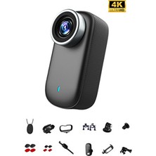 Metontech Mini 4K Ultra Hd Wi-Fi Aksiyon Kamerası | IP65 Su Dayanıklı | Geniş Açı - Yedek Başlıklar