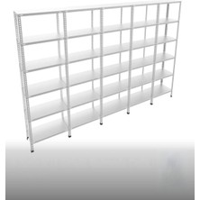 Rafform Galvaniz Çelik Raf Ünitesi 31X465X200 6 Katlı Arşiv Rafı Depo Rafı Kiler Rafı