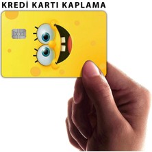 One Little Happiness Süngerbob Kare Şort Kart Kaplama Sticker