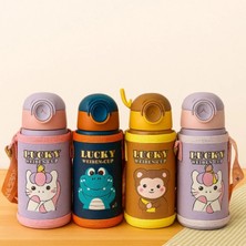 Çocuk Termos Suluk – Sevimli Desenli, Taşıma Askılı, Sağlam ve Kullanışlı Tasarım