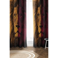 Dolce Mariee Parlak Saten Mikro Kumaş Çift Kanat Çocuk Odası Fon Perde Takımı PRD0028