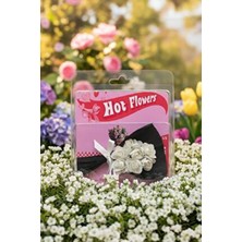 Gorgeous Hot Flowers Özel Tasarım Çiçekli Koleksiyon Ürünü Beyaz Gül Buketi Sevgiliye Hediye Minik Buket