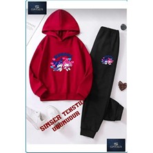 Sinser Teks Kapşonlu Çocuk “ozel Kuromı” Baskılı Eşofman Takımı