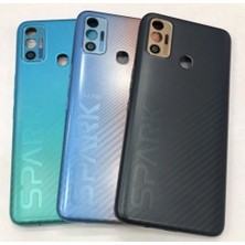 Yedcom Tecno SPARK 7T Mavi Arka Kapak Batarya Kapağı Pil Kapağı