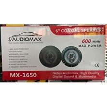 Audiomax MX-1650 16 cm Tweeterli Hoparlör 600 Watt Maximum Power Çift Fiyatıdır.