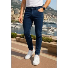 Comstar Erkek Premium Comfort Lacivert Jeans Pantolon