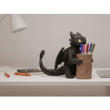 Hasfar Tech Ejderha Figürlü Kalemlik – Dekoratif Masa Üstü Düzenleyici