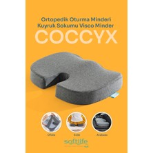 Konforlu Visco Oturma Minderi 45X34X7 Cm, Sağlıklı ve Rahat Oturma Keyfi