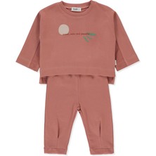 Bebetto Üç Ip Sweat 2li Takım (Feel) Nar Çiçeği