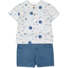 Bebetto Tencel Şort 2li Takım (Outsıde The World) Lacivert