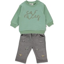 Bebetto Iki Ip Sweat 2li Takım (Car Races) Gri