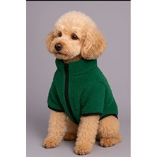 3XL Beden Polar Ceket Kedi Köpek Kıyafeti Mont Ceket Rahat Tasarım Sevimli Görünüm