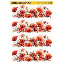 Lora Dekopaj Sulu Transfer Kağıdı - 209 25X35 cm