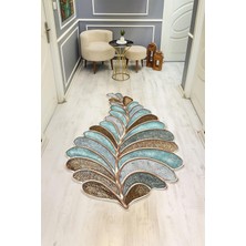 Dolce Mariee Modern Lazer Kesim Dijital Baskı Kaymaz Taban Halı H0413