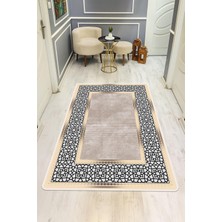 Dolce Mariee Modern Desenli Dijital Baskı Kaymaz Taban Halı H0165