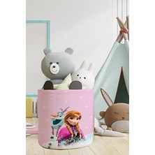Talia Home Anna Desenli Çocuk ve Bebek Odası Düzenleyici Oyuncak Sepeti TLAS-004