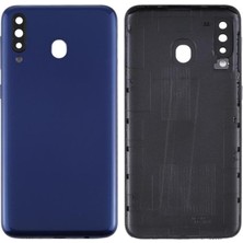 Yedcom Samsung M30 Mavi Uyumlu Arka Kapak Batarya Kapağı Pil Kapağı