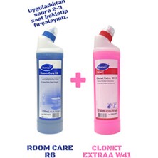 Diversey Room Care R6 750 Ml+ Clonet Extra W41 750 ml (2'li Paket)