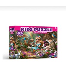 Route Prenses Kız Forets Princess Kids Puzzle (Çocuk Yapboz) 100 Pcs