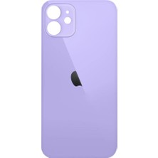 Yedcom Iphone 12 Mor Uyumlu Arka Kapak Batarya Kapağı Pil Kapağı