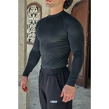 Liber Basic Uzun Kollu Compression T-Shirt (Siyah)