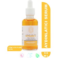 Leke Karşıtı Aydınlatıcı Vitamin C Serum Ascorbic Asit, Bitkisel Yağlar, Vitamin B5, E Vitamin