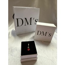 DMs Silver Kırmızı Uğur Böceği Gümüş Charm'ı