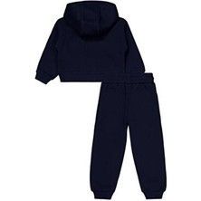 Civil Girls Paris Nakışlı 2-5 Yaş Eşofman Takımı - Lacivert5-6 Yaş