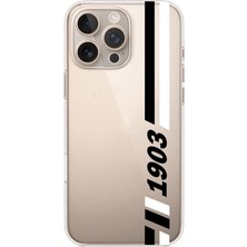 3gen Case Iphone 16 Pro Max Uyumlu Desenli Şeffaf Silikon Kılıf