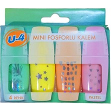 Art Tone Fosforlu Kalem Mini Pastel 4 Renk