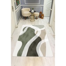 Dolce Mariee Modern Desenli Dijital Baskı Kaymaz Taban Halı H0222