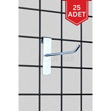 Acar Raf Tel Pano Kancası 25 Adet 15 cm Raf ve Tel Askısı Tel Çubuk