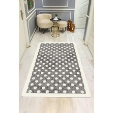 Dolce Mariee Modern Desenli Dijital Baskı Kaymaz Taban Halı H0288