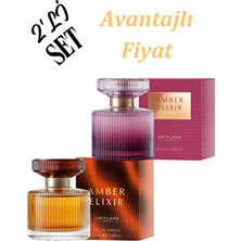Oriflame Amber Elixir&mystery Edp 50 ml Kadın Parfümü 2 Li Set..